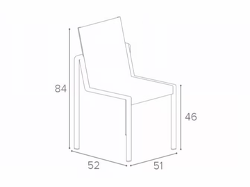ALURA - Batyline® garden chair by Royal Botania - view 3
